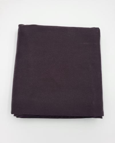 Nappe carré polycoton noir - 240 x 240 cm